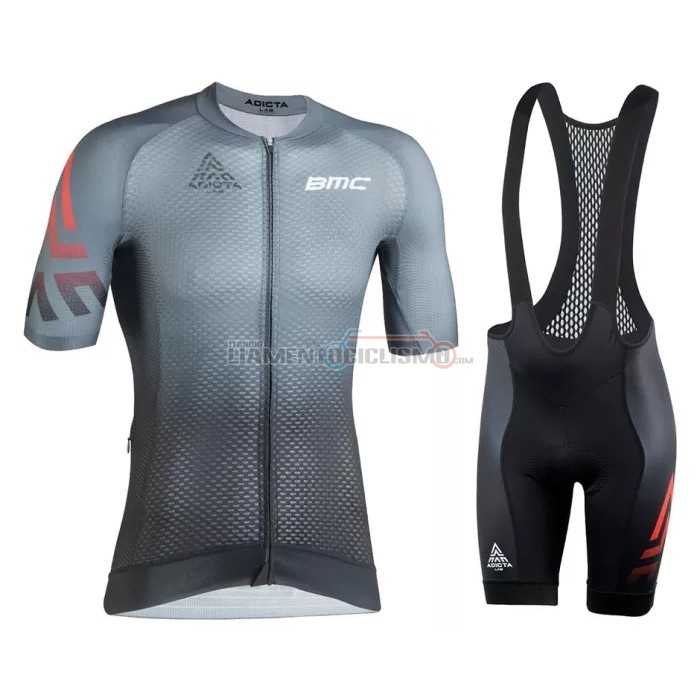 Abbigliamento Ciclismo BMC Manica Corta 2022 Grigio